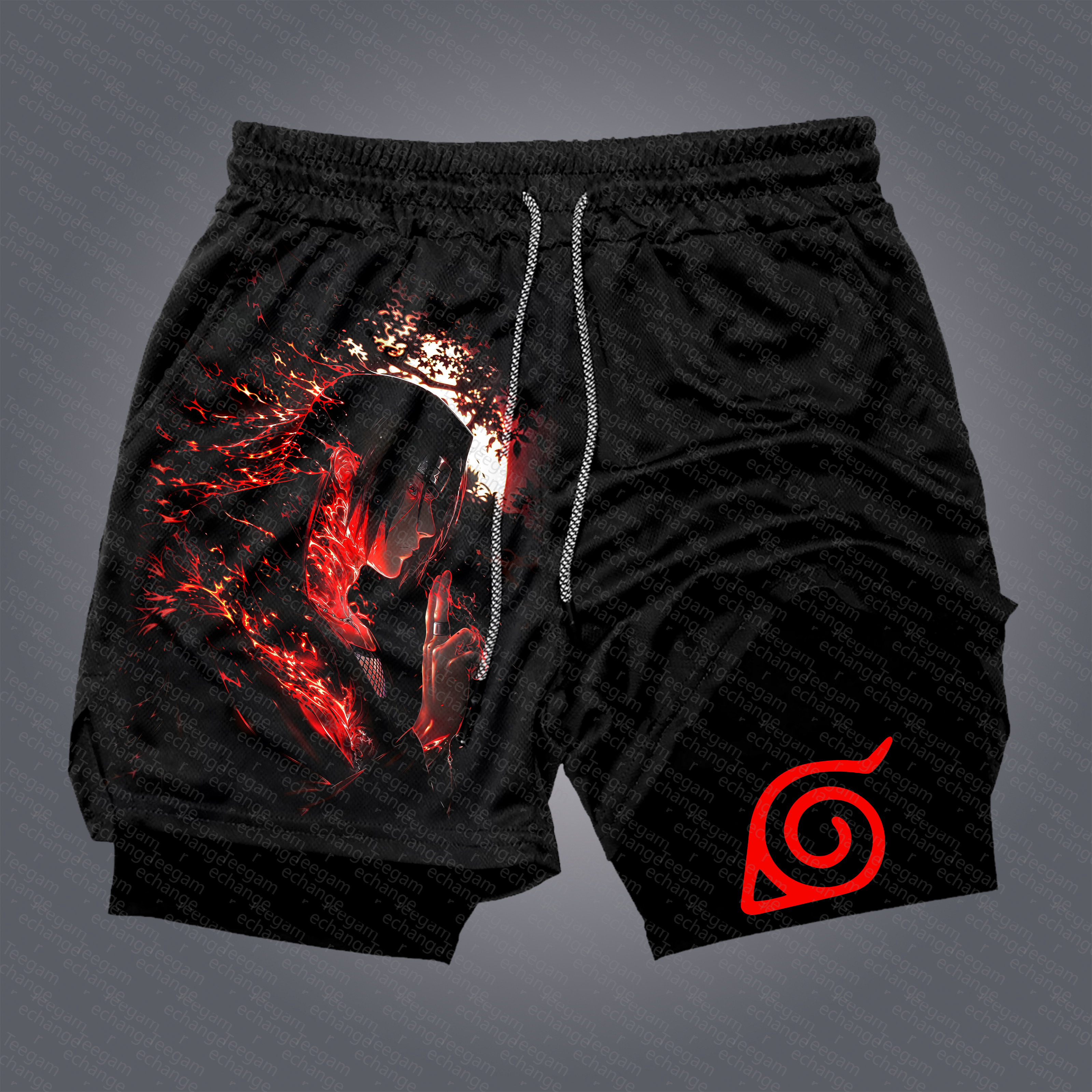 Unisex    Casual Anime Streetwear Gym Shorts