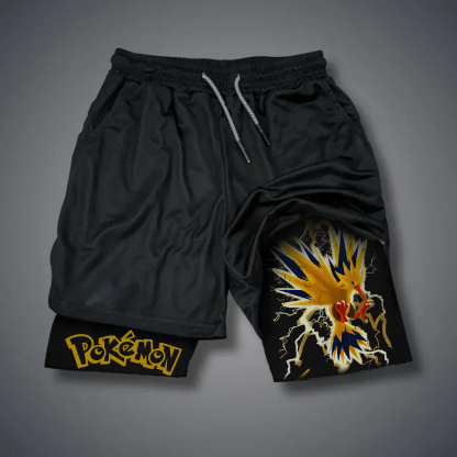 Unisex  “Pokémon” Casual Anime Streetwear Shorts
