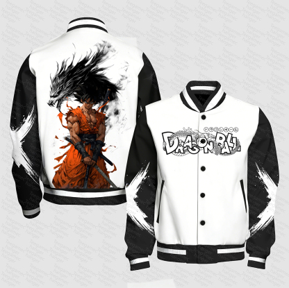 Unisex Vintage Anime Graphic Jacket