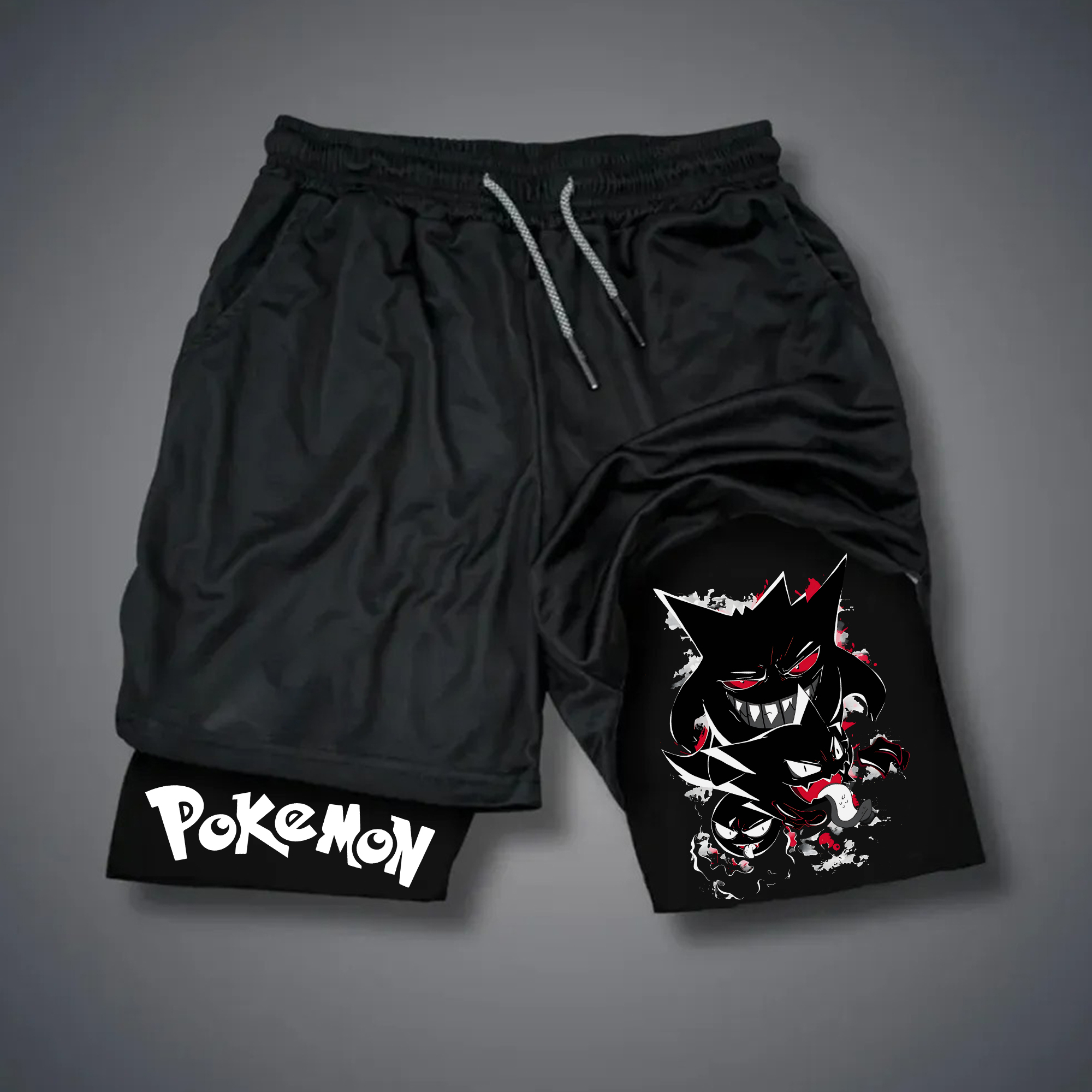 Unisex  “Pokémon” Casual Anime Streetwear Shorts