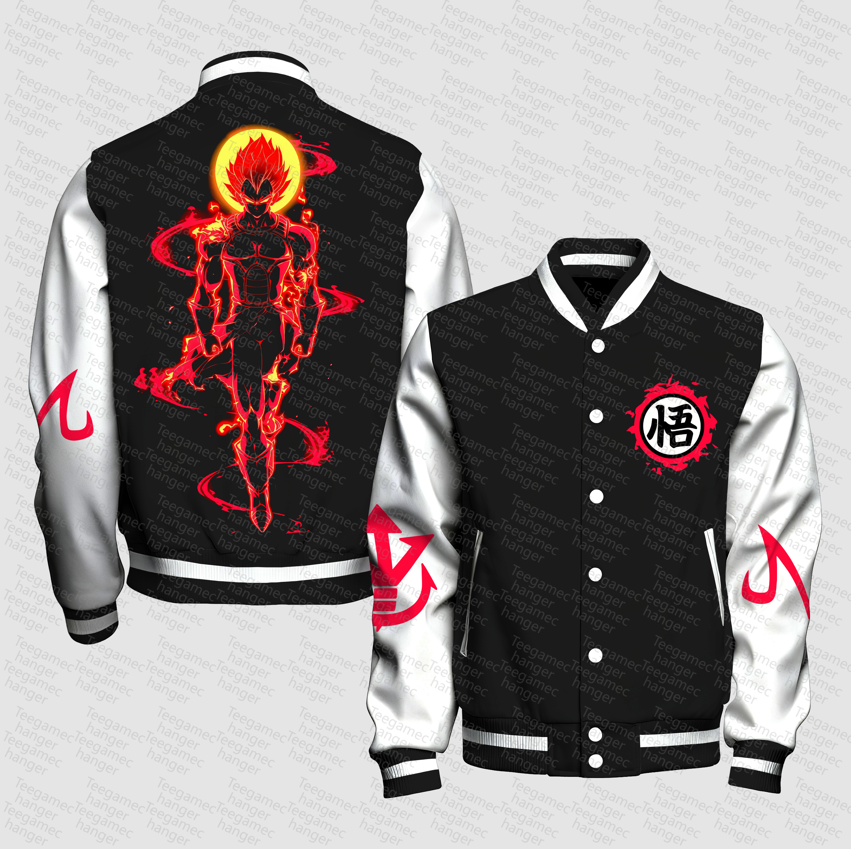 Unisex Vintage Anime Graphic Jacket