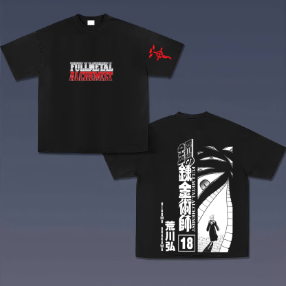 Unisex  "Fullmetal Alchemist" Anime Inspired Vintage T-Shirt