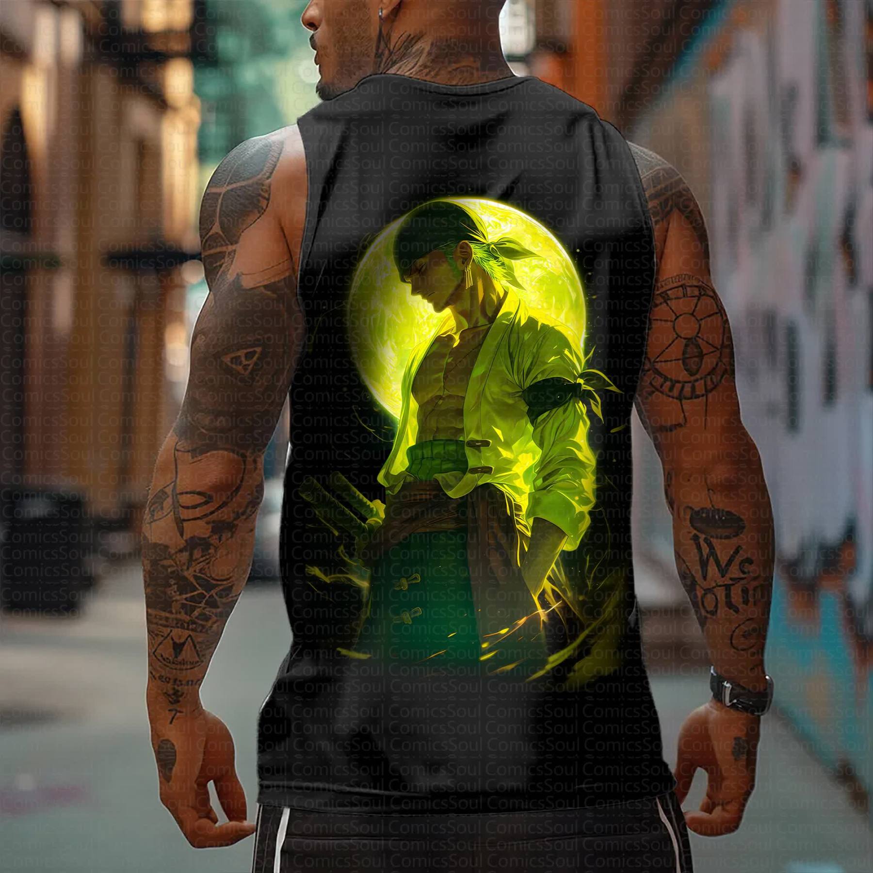 Unisex “Demon Slayer” Casual Anime Tank Top