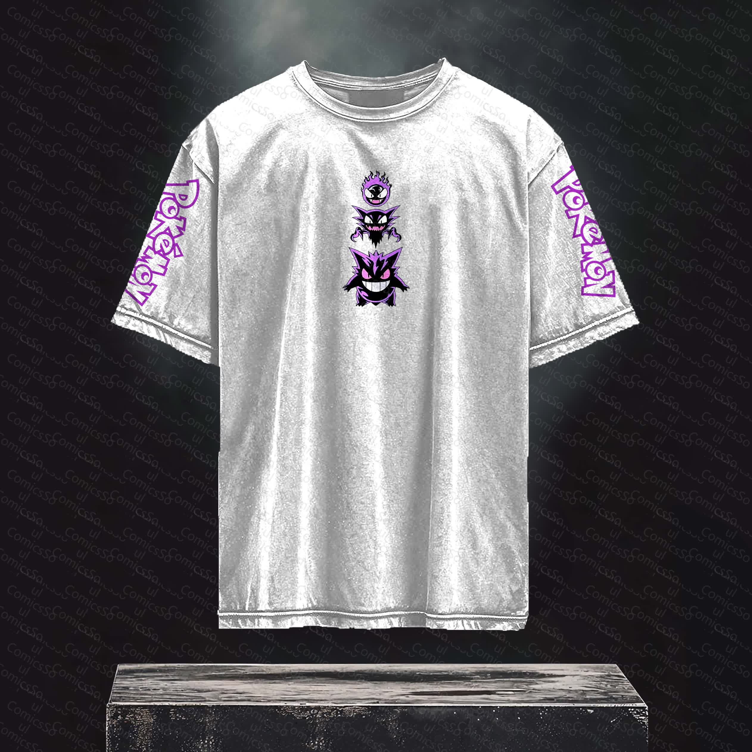 Unisex Anime Inspired Vintage T-Shirt丨 Pokémon