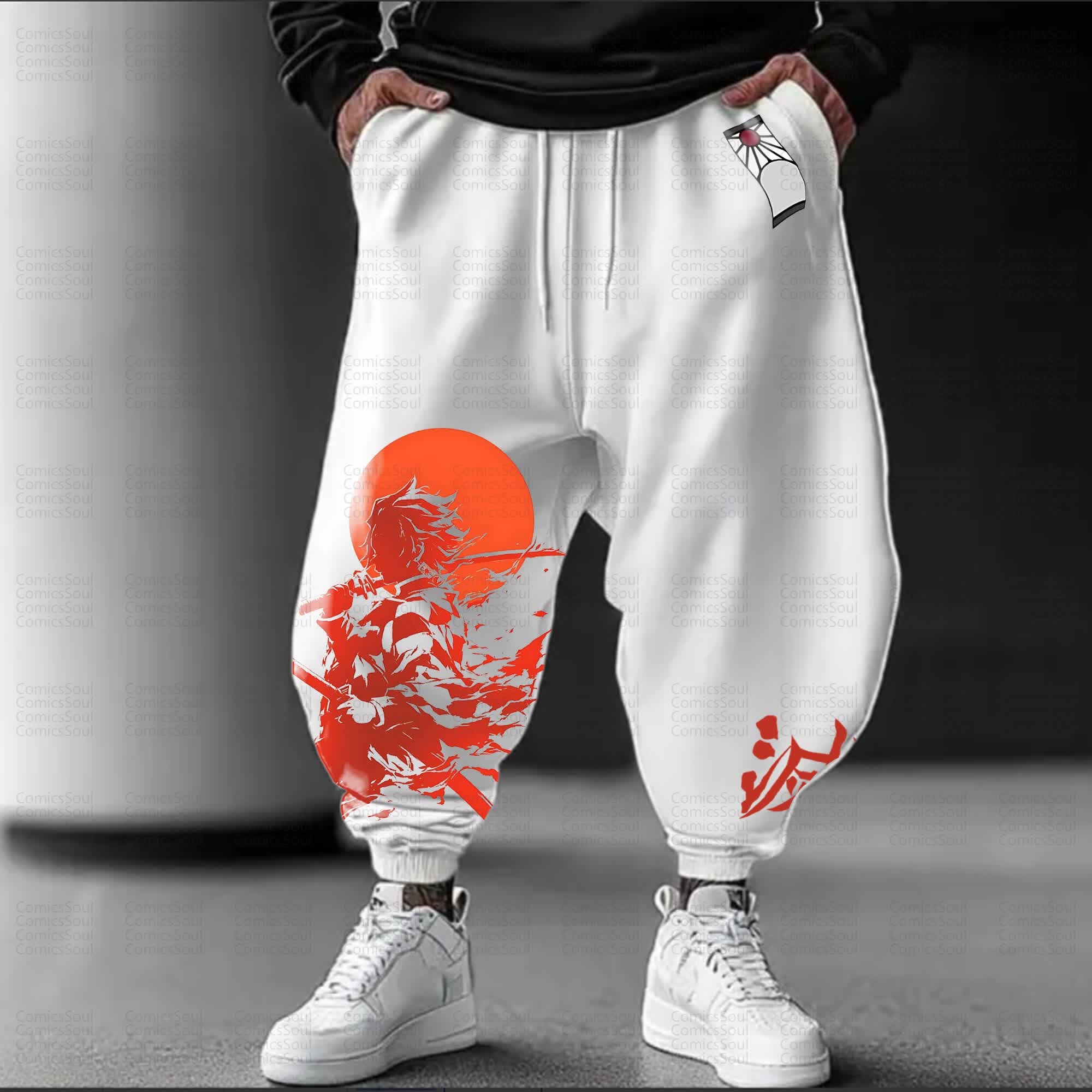 Unisex Anime Inspired Vintage Pants丨Demon Slayer