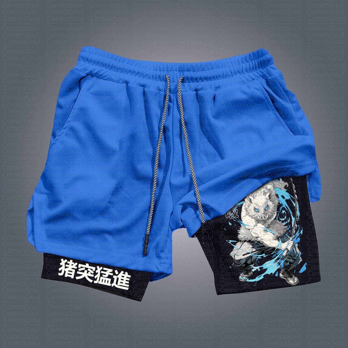Unisex Casual Anime Streetwear Shorts 丨Demon Slayer X Pokémon