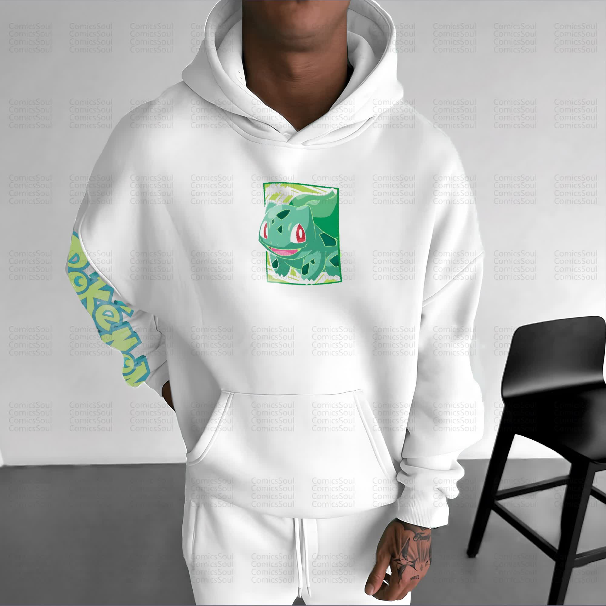 Unisex “Pokémon” Anime Graphic Streetwear Vintage Hoodie