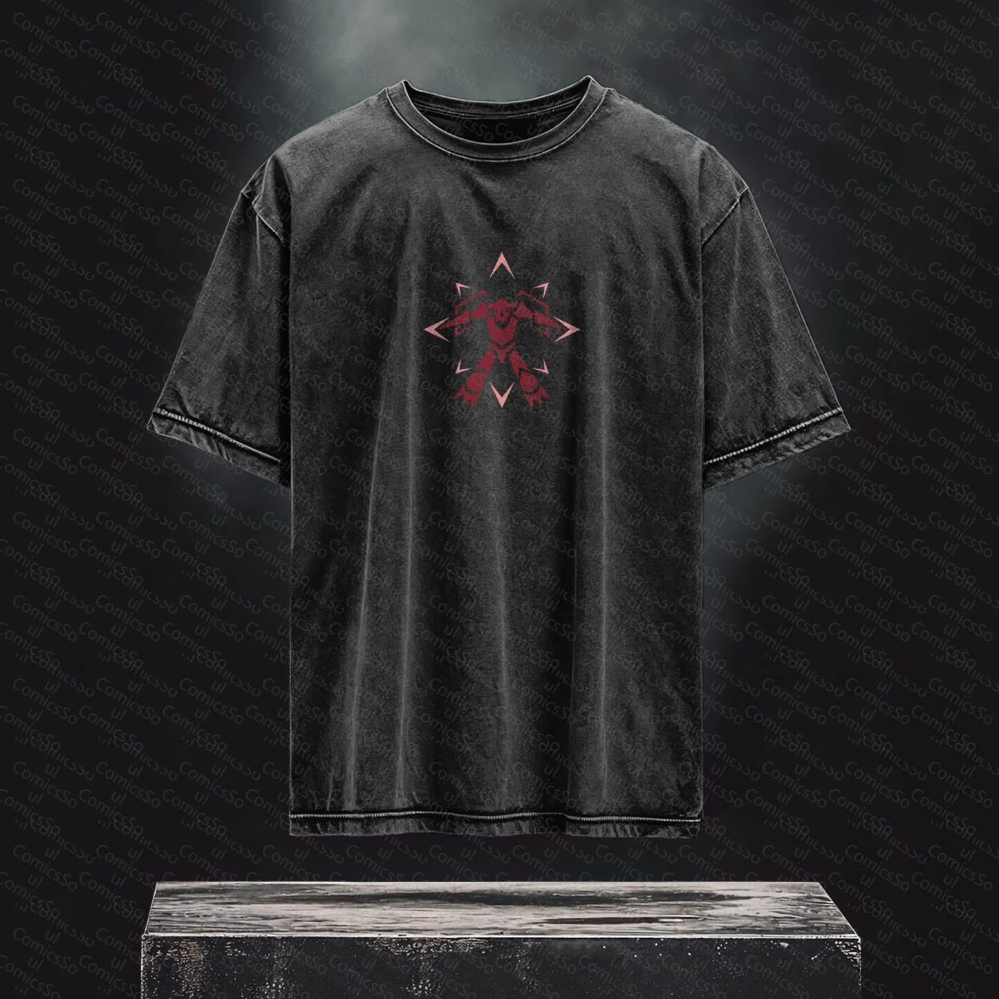 Unisex Anime Inspired Vintage Washed T-Shirt丨 Digimon