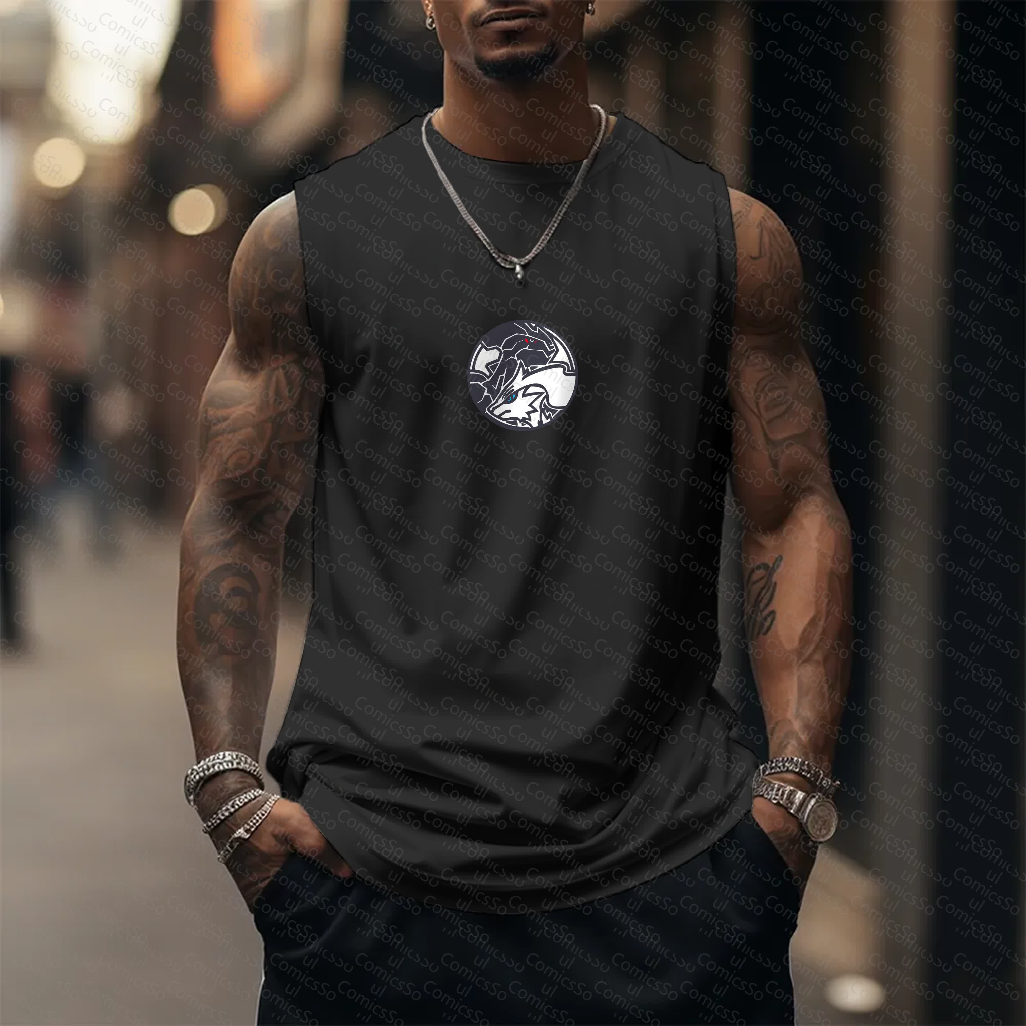 Unisex  “Pokémon” Casual Anime  Tank Top