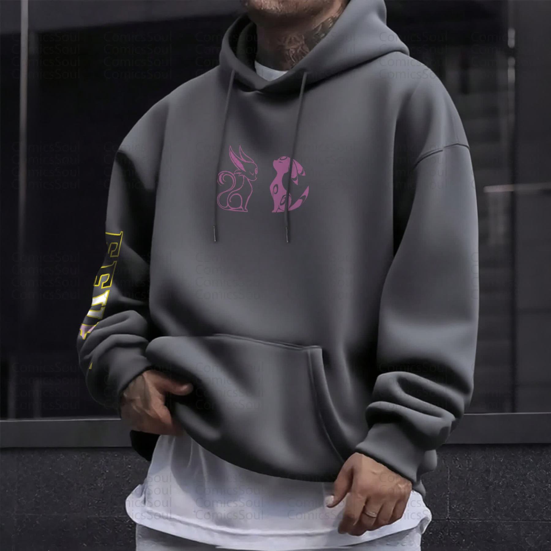 Unisex “Pokémon” Anime Graphic Streetwear Vintage Hoodie