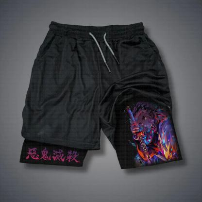 Unisex Casual Anime Streetwear Shorts 丨Demon Slayer
