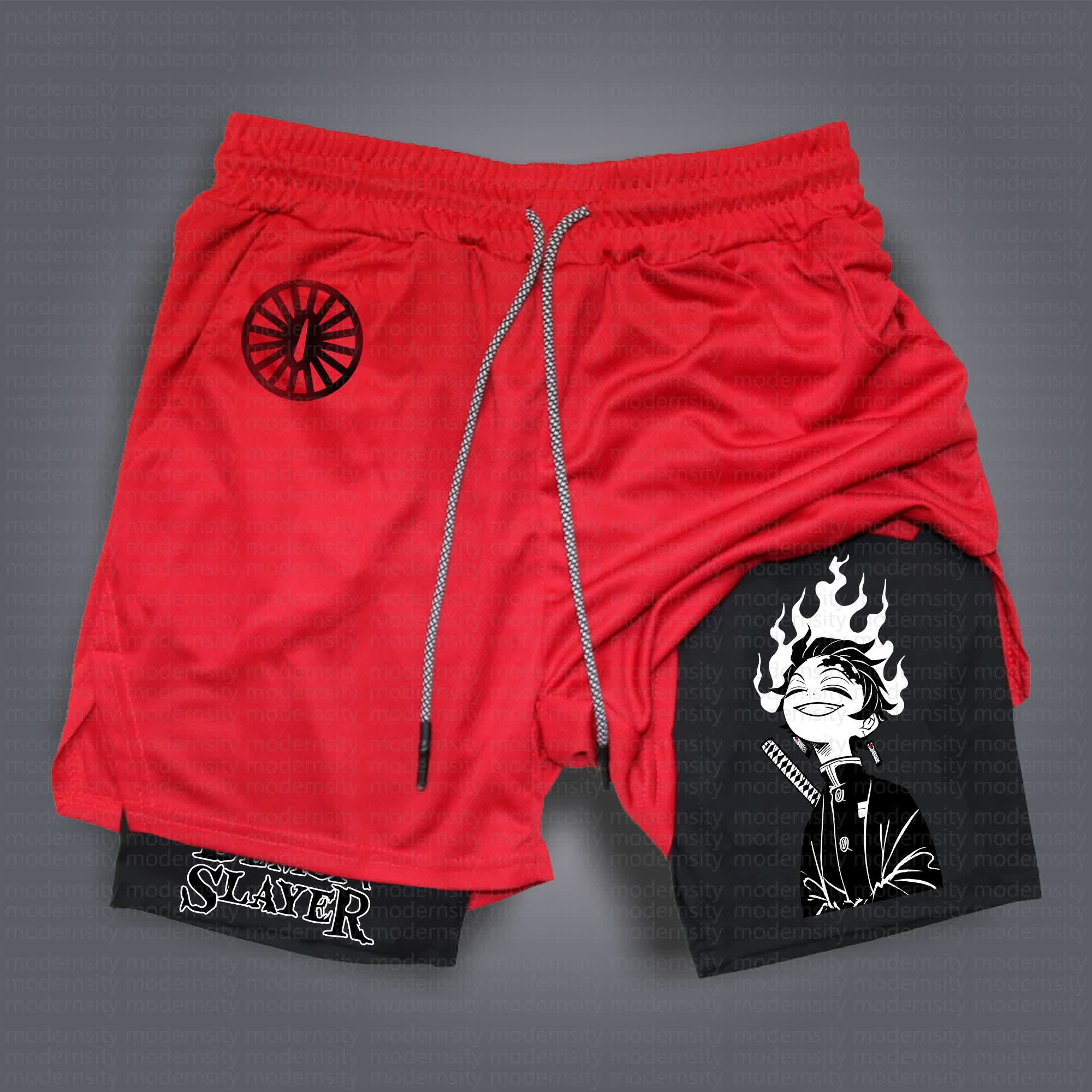 Unisex Casual Anime Streetwear Shorts 丨Demon Slayer