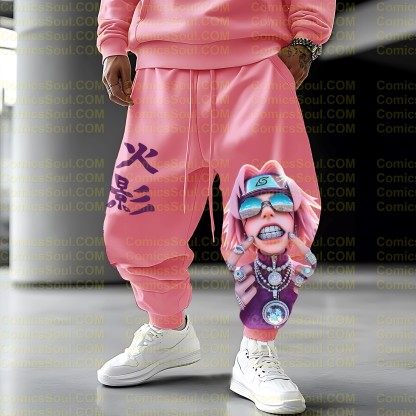 Unisex Anime Inspired Vintage Plush Pants