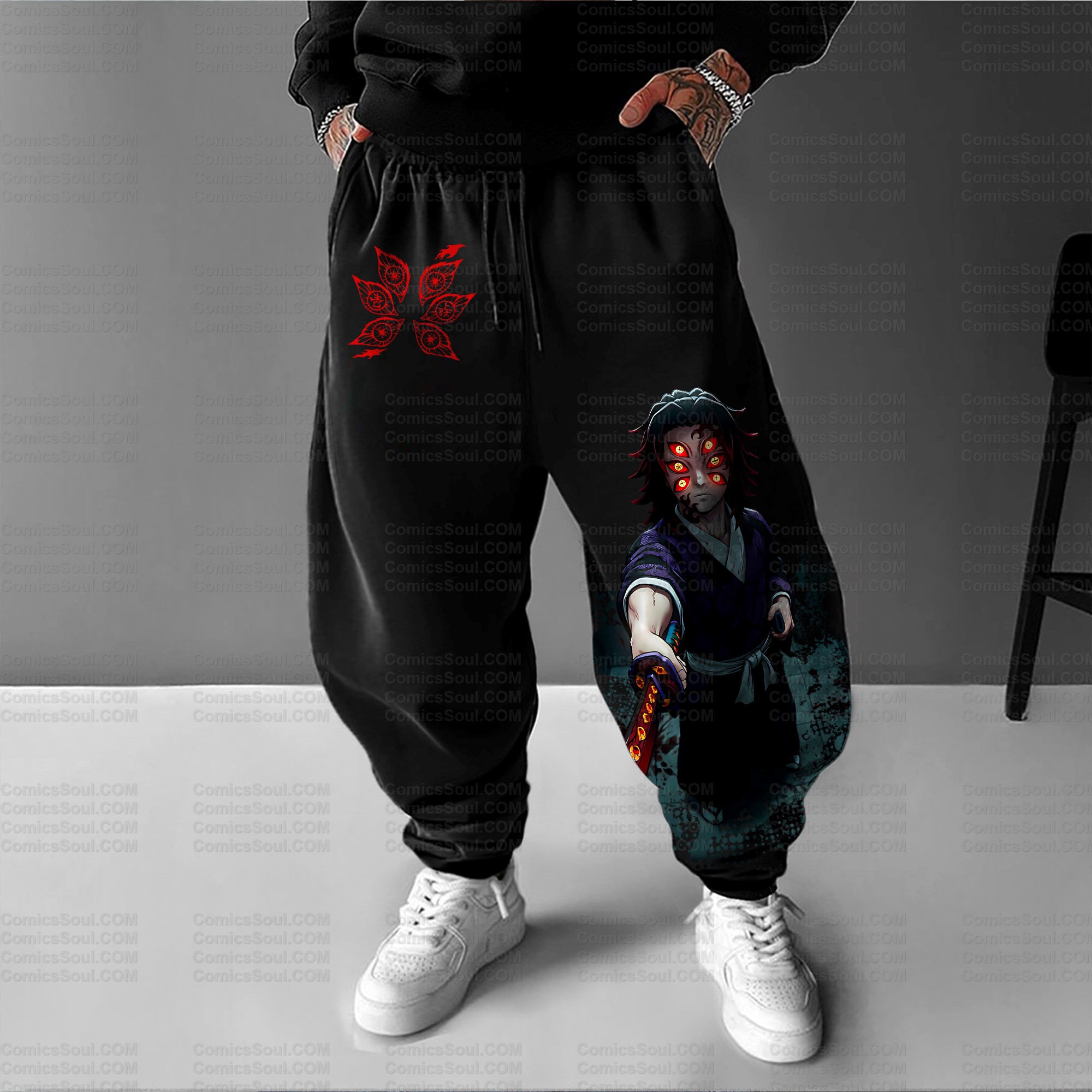 Unisex Anime Inspired Vintage Plush Pants