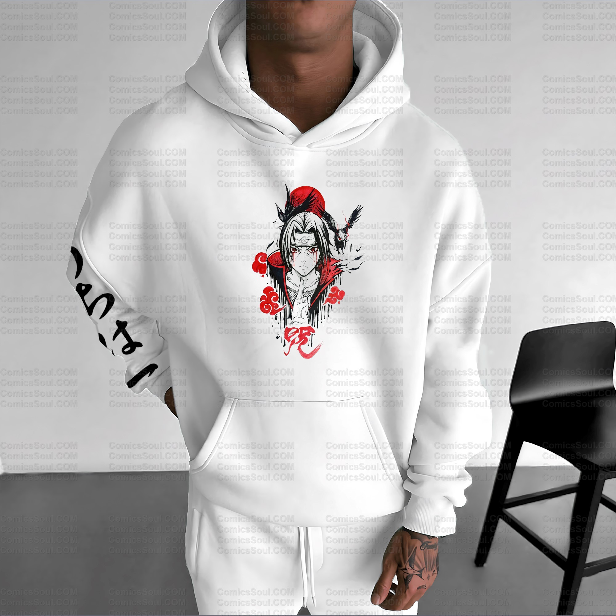 Unisex Graphic Streetwear Vintage Plush Hoodie
