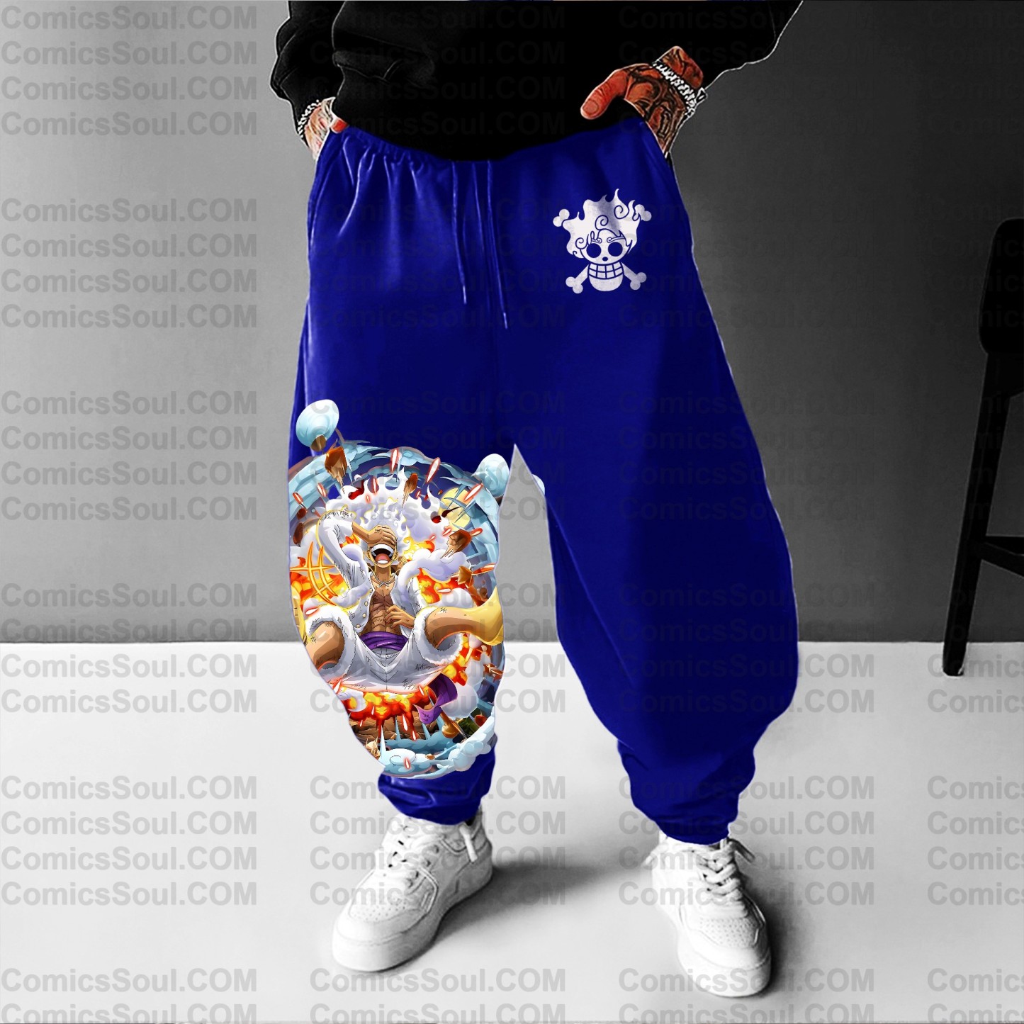 Unisex Casual Anime Streetwear Pants