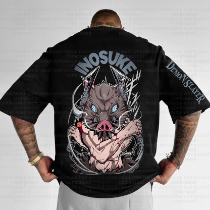 Unisex  "Demon slayer" Anime Inspired Vintage T-Shirt