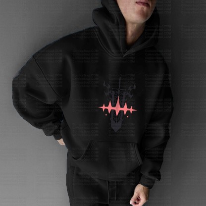 Unisex Graphic Streetwear Vintage Plush Hoodie