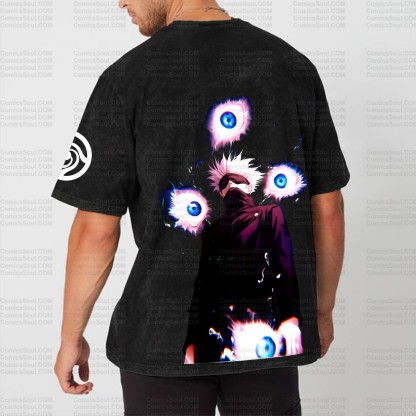 Printed Unisex Washed T-Shirt