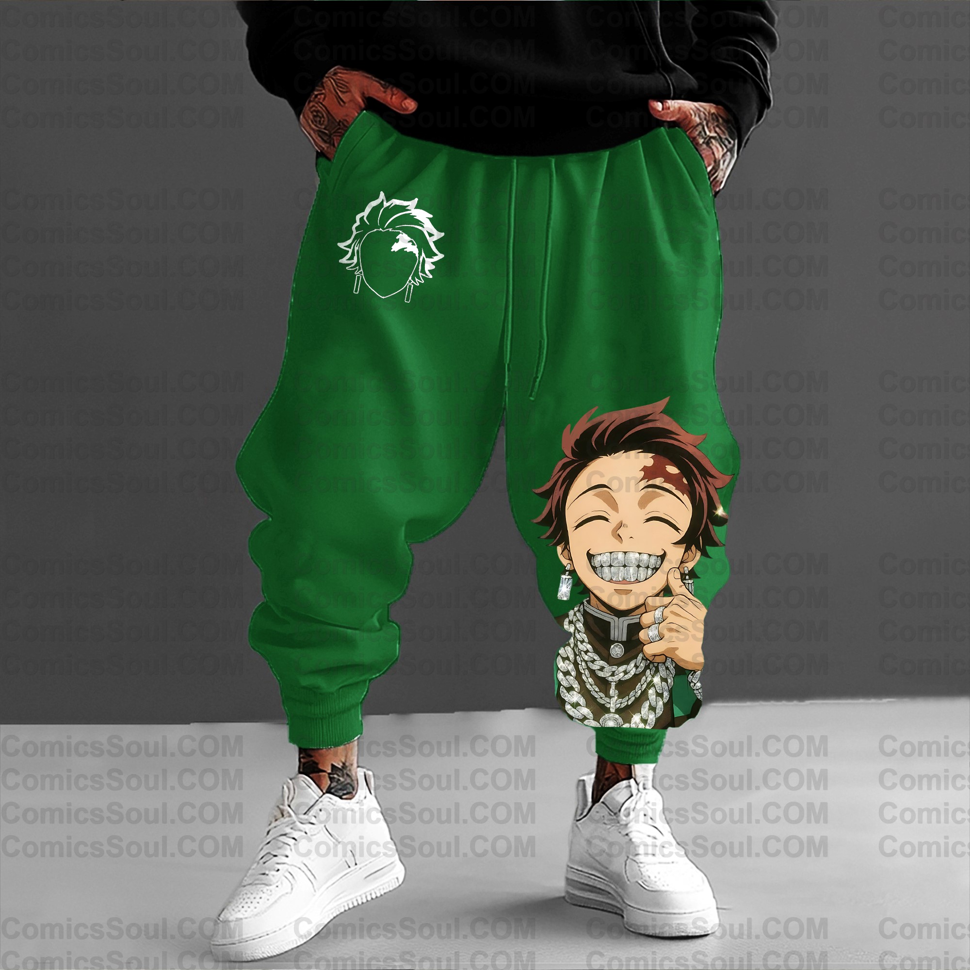 Unisex Anime Inspired Vintage Plush Pants