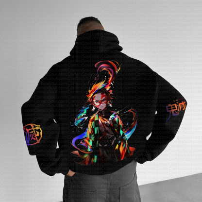Unisex “ Demon slayer ” Graphic Streetwear Vintage Hoodie