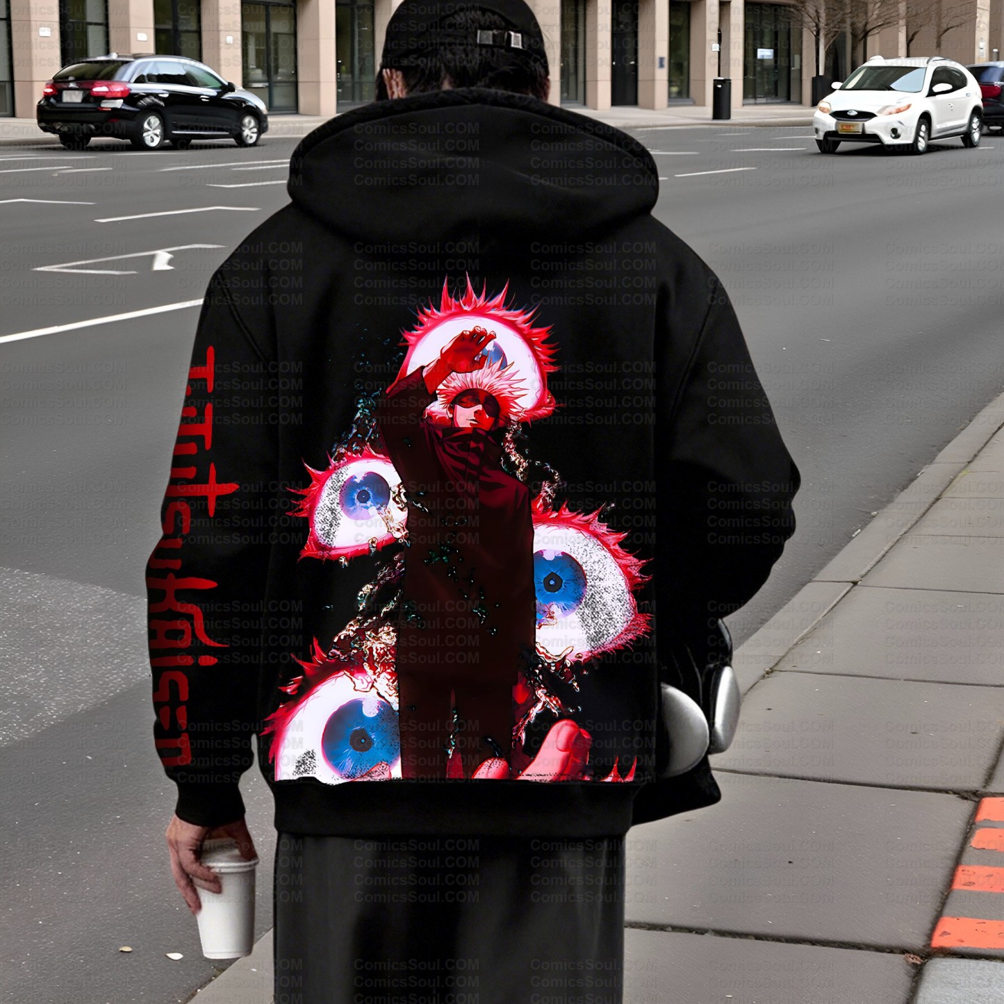 Unisex Graphic Streetwear Vintage Zipper Cardigan Plush Hoodid