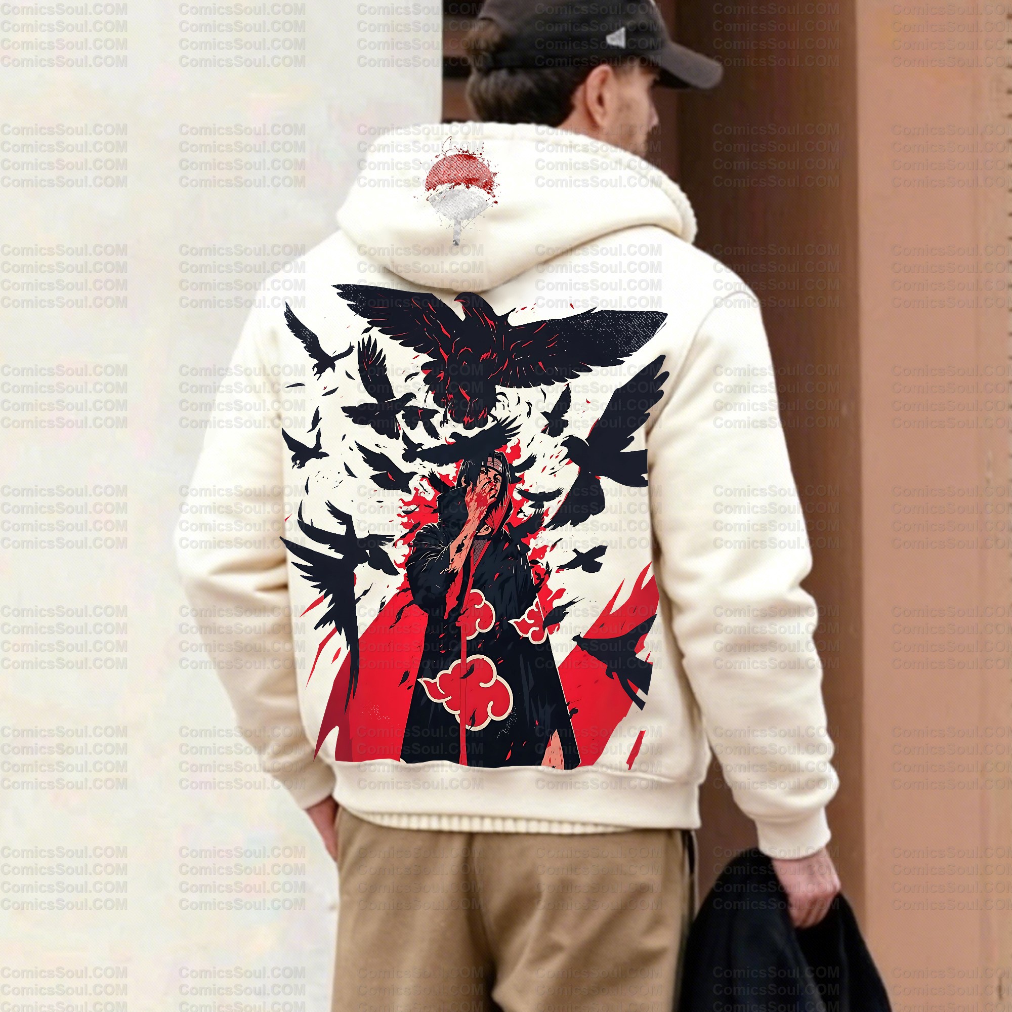 Unisex Graphic Streetwear Vintage Zipper Cardigan Plush Hoodid