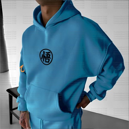 Unisex Anime Inspired Vintage Plush Hoodie