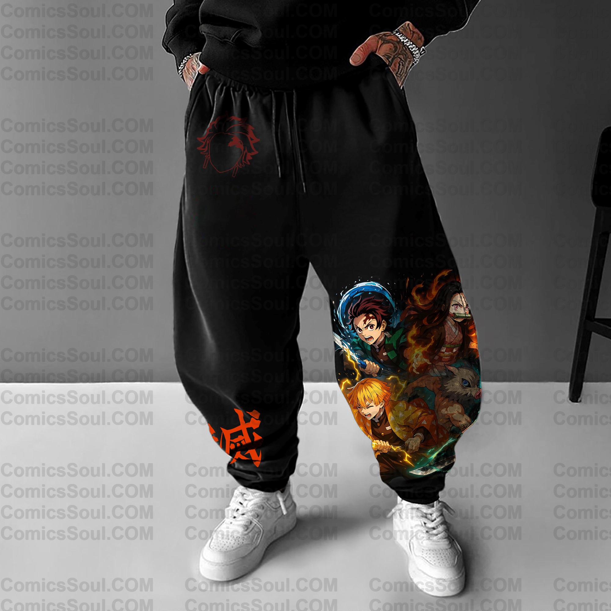 Unisex “  Demon slayer ” Casual Streetwear Pants