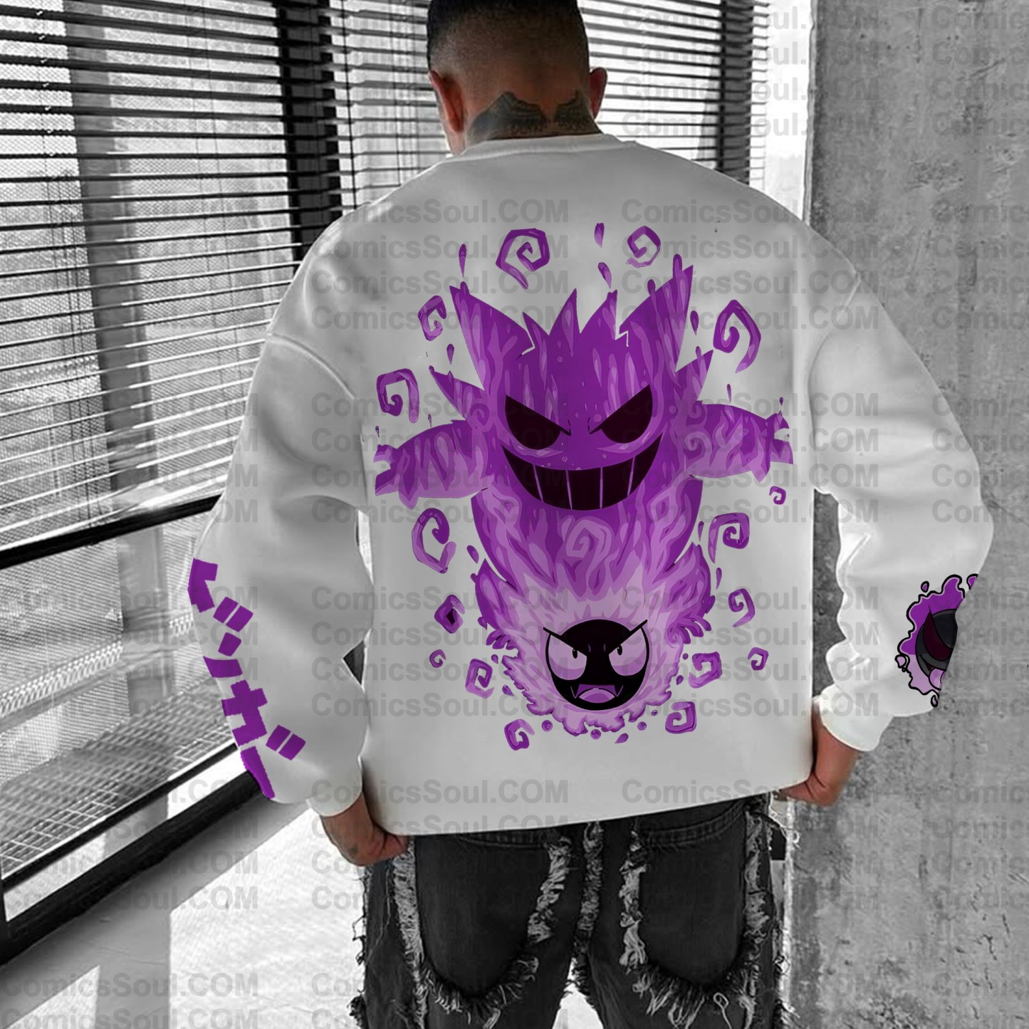 Unisex Anime Inspired Vintage Sweatshirt