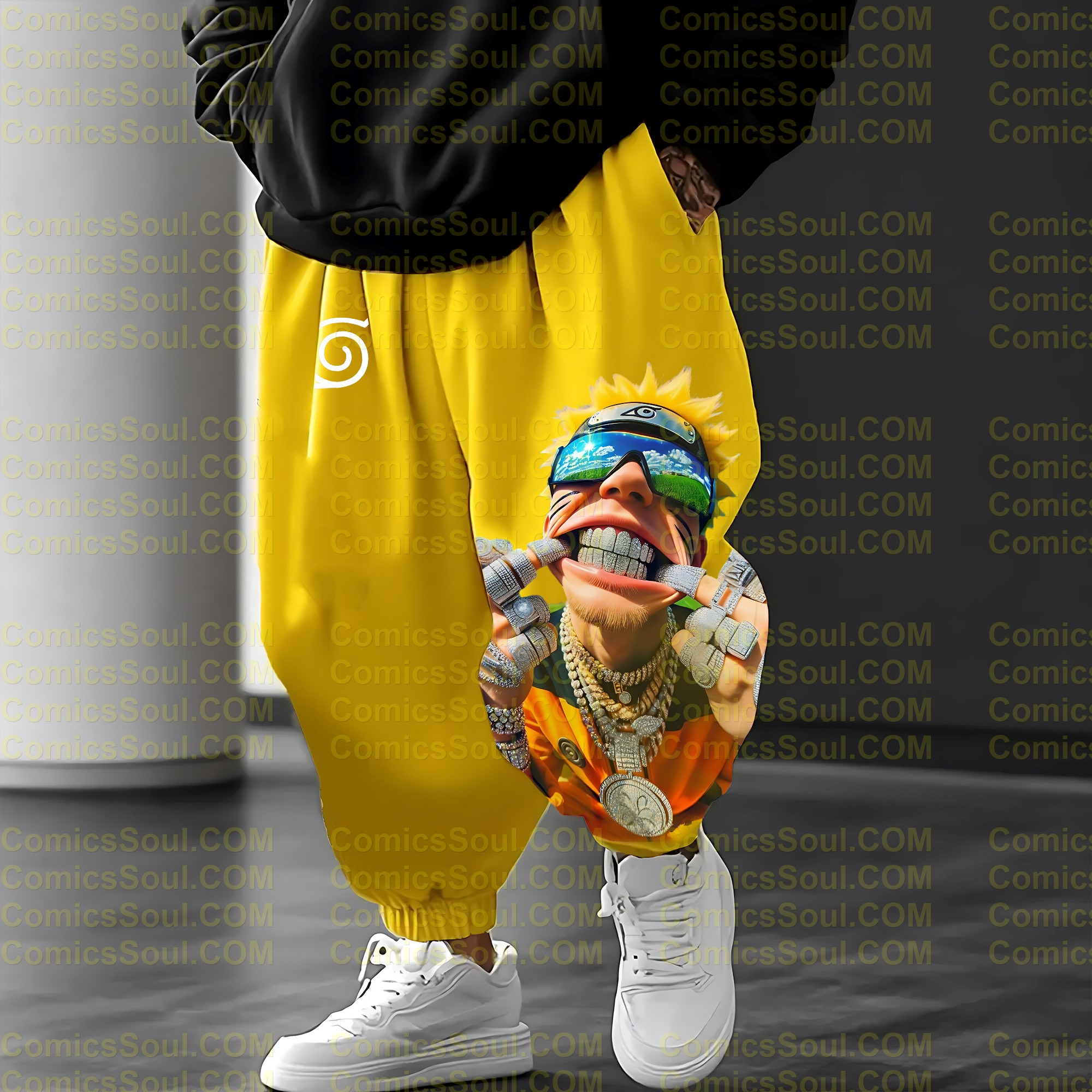 Unisex Anime Inspired Vintage Plush Pants