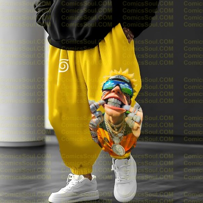 Unisex Anime Inspired Vintage Plush Pants