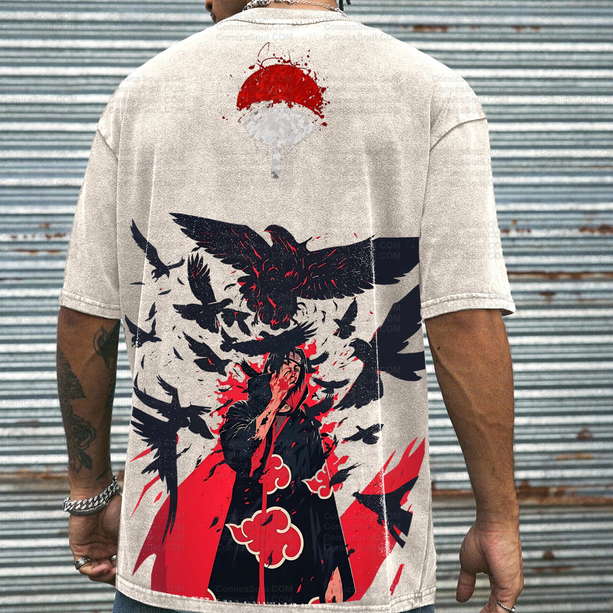 Printed Unisex Washed T-Shirt