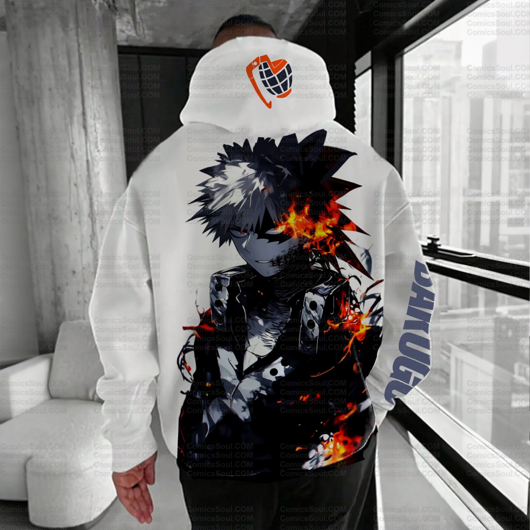 Unisex Anime Graphic Streetwear Vintage Plush Hoodie