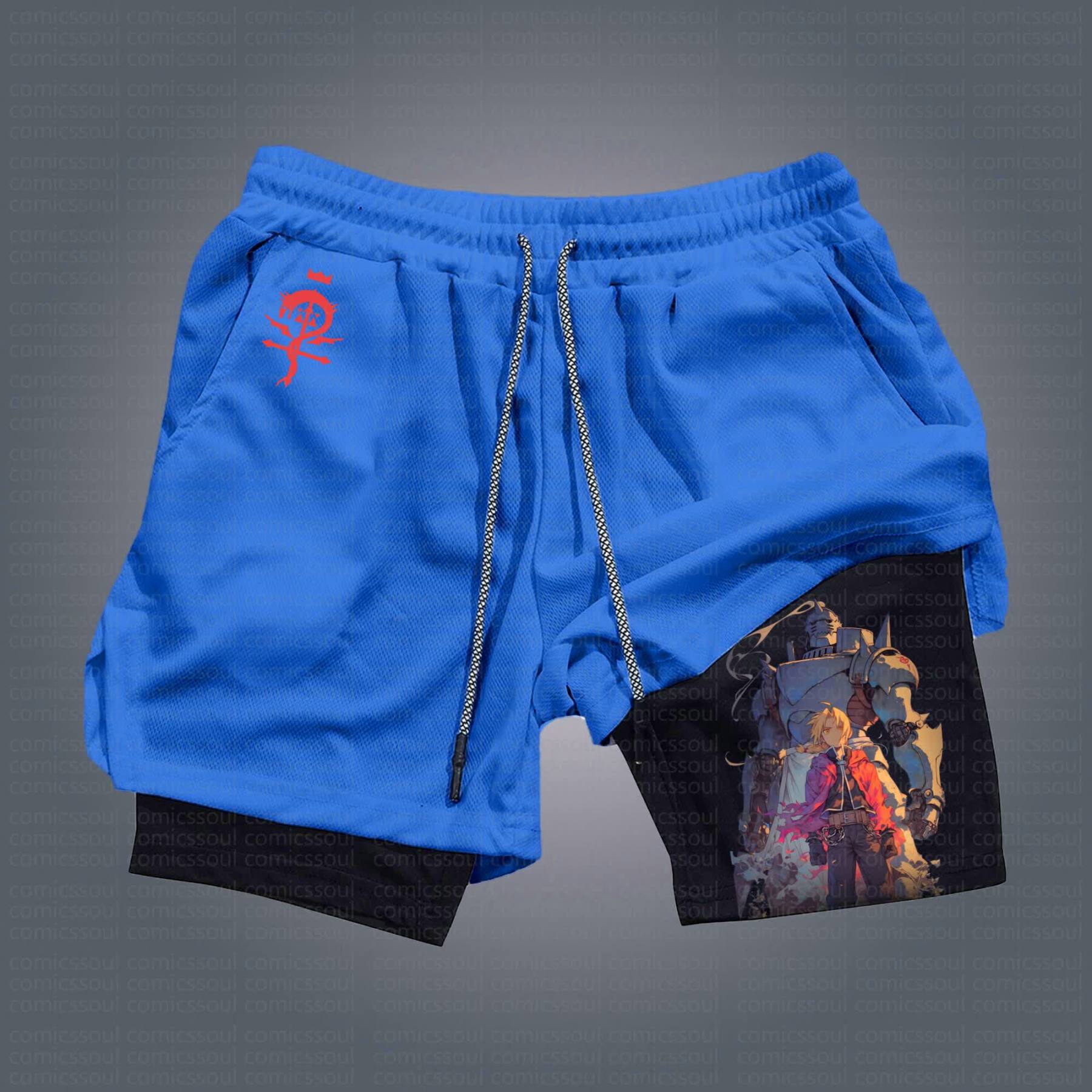Unisex Casual Anime Streetwear Shorts 丨Demon Slayer X Pokémon