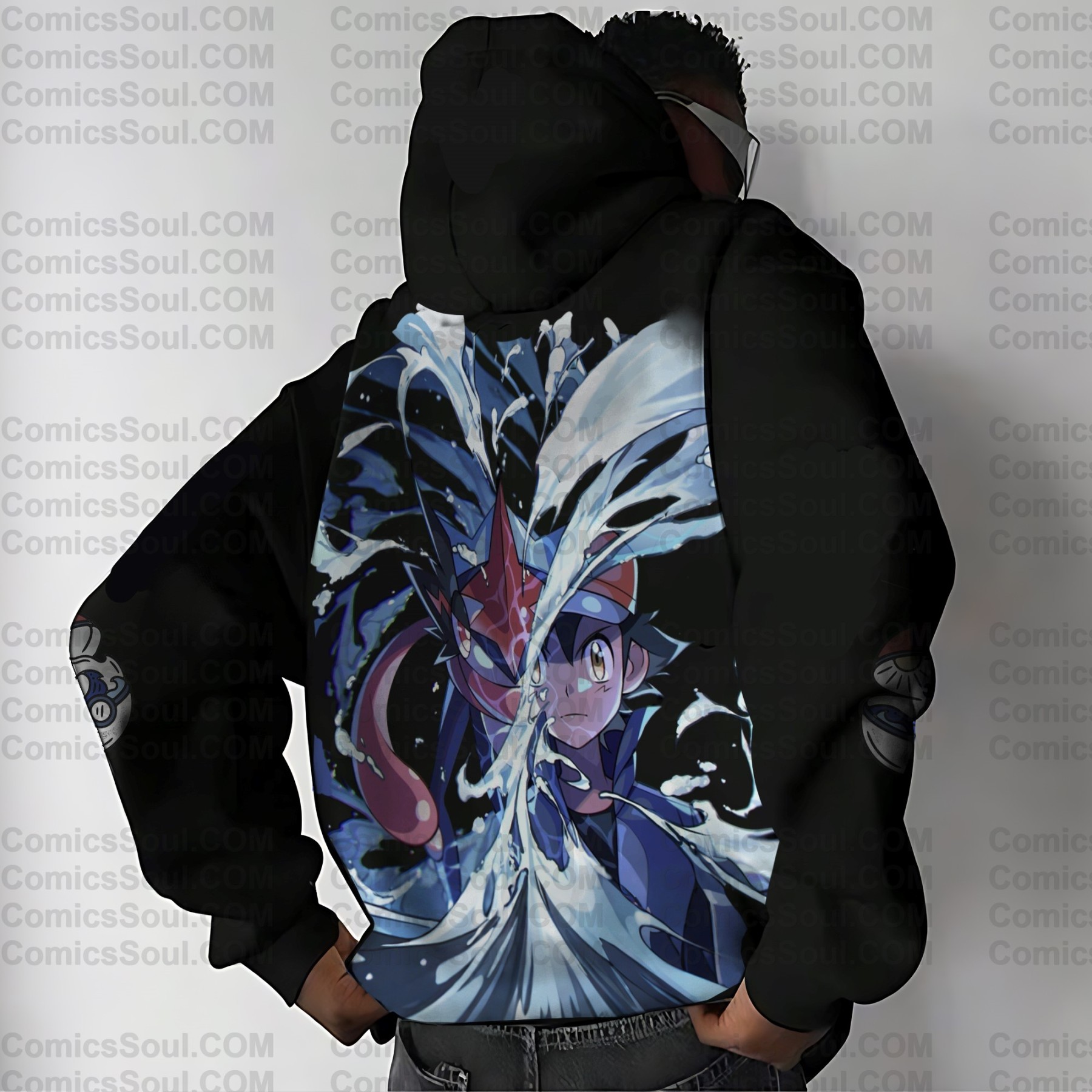 Unisex “Pokémon” Anime Graphic Streetwear Vintage Hoodie