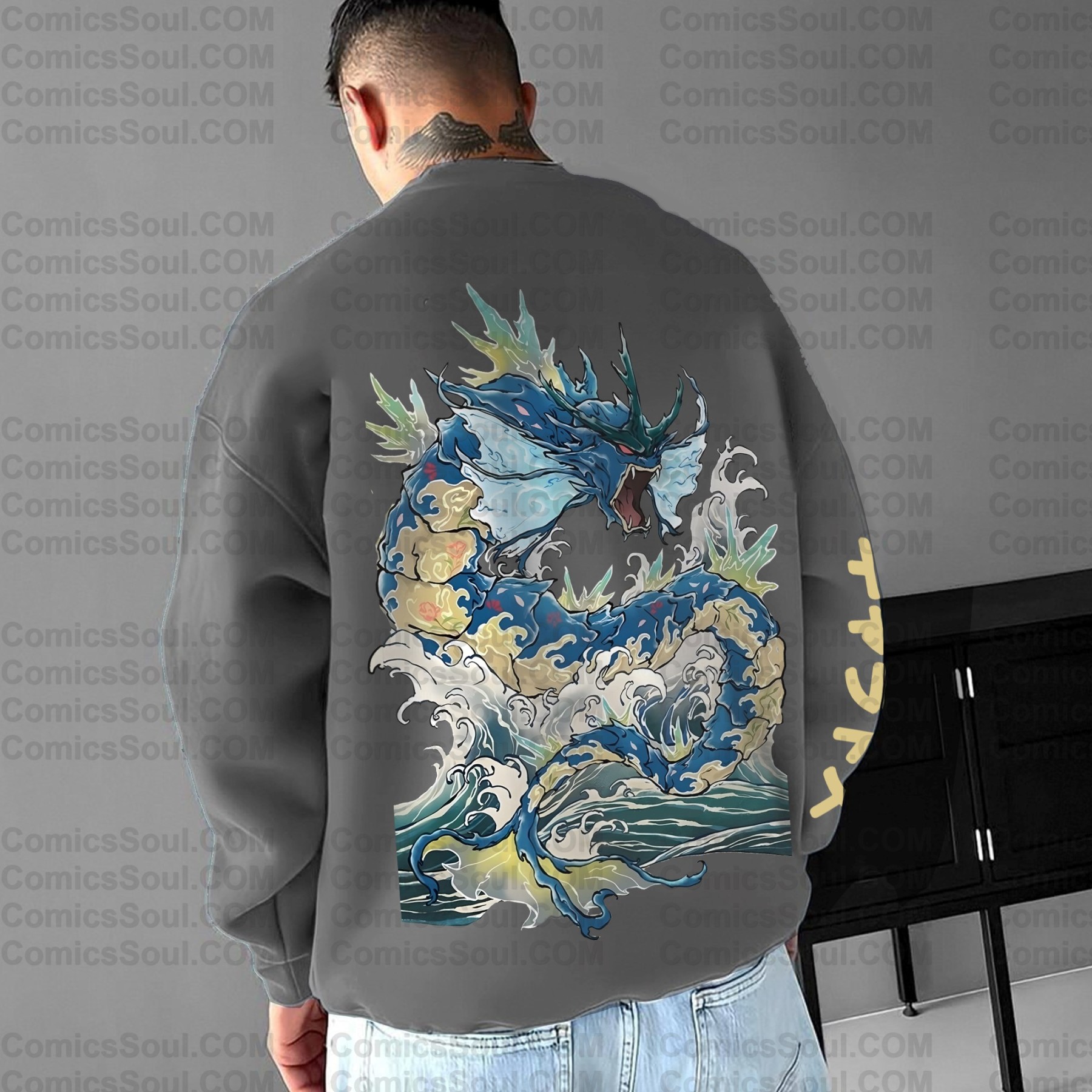 Unisex Anime Inspired Vintage Sweatshirt