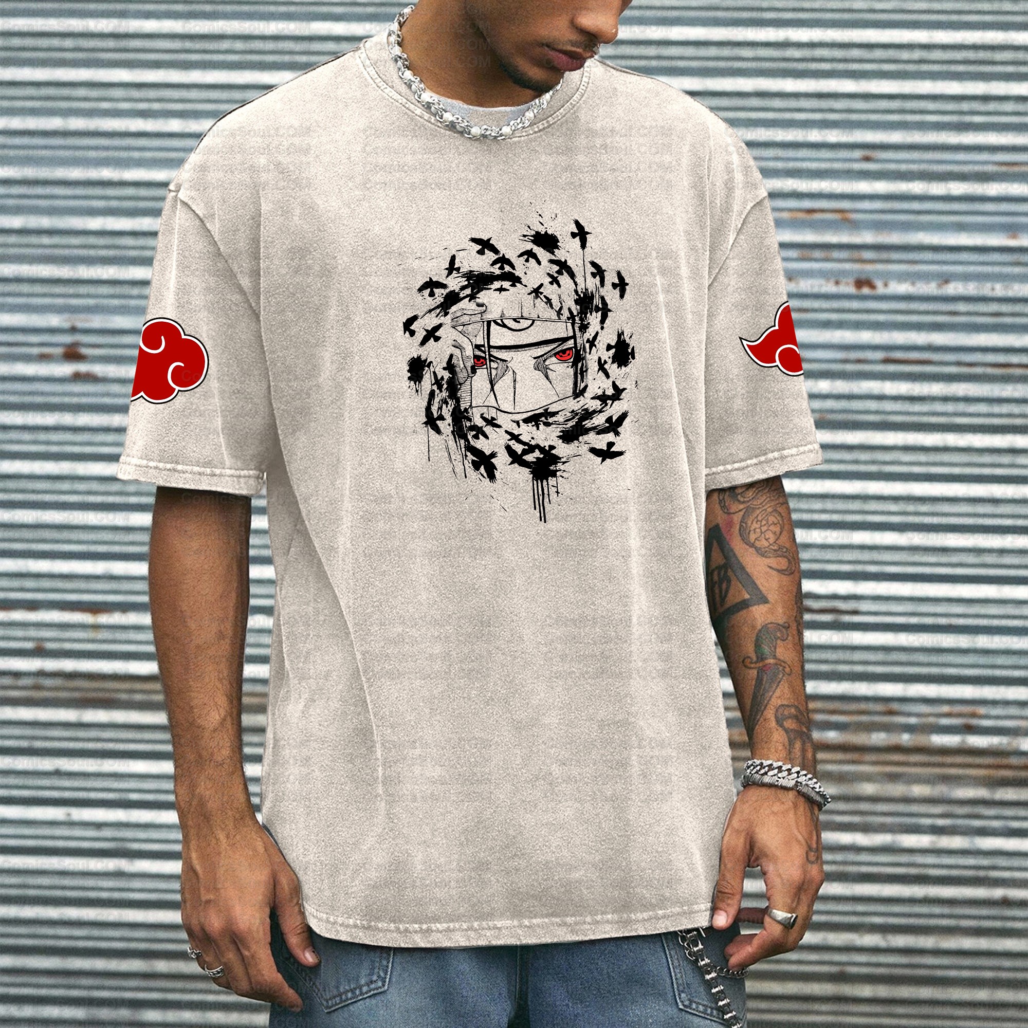 Unisex  Inspired Vintage Washed T-Shirt