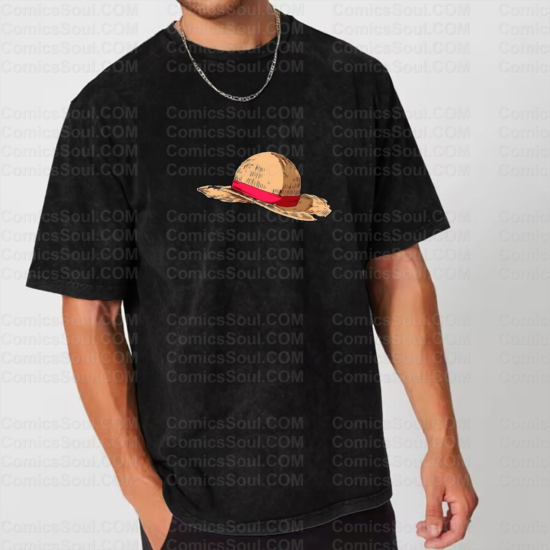 Vintage 3D Direct Inkjet Printed Washed Unisex T-Shirt