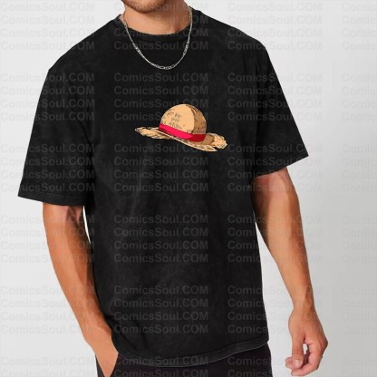 Vintage 3D Direct Inkjet Printed Washed Unisex T-Shirt