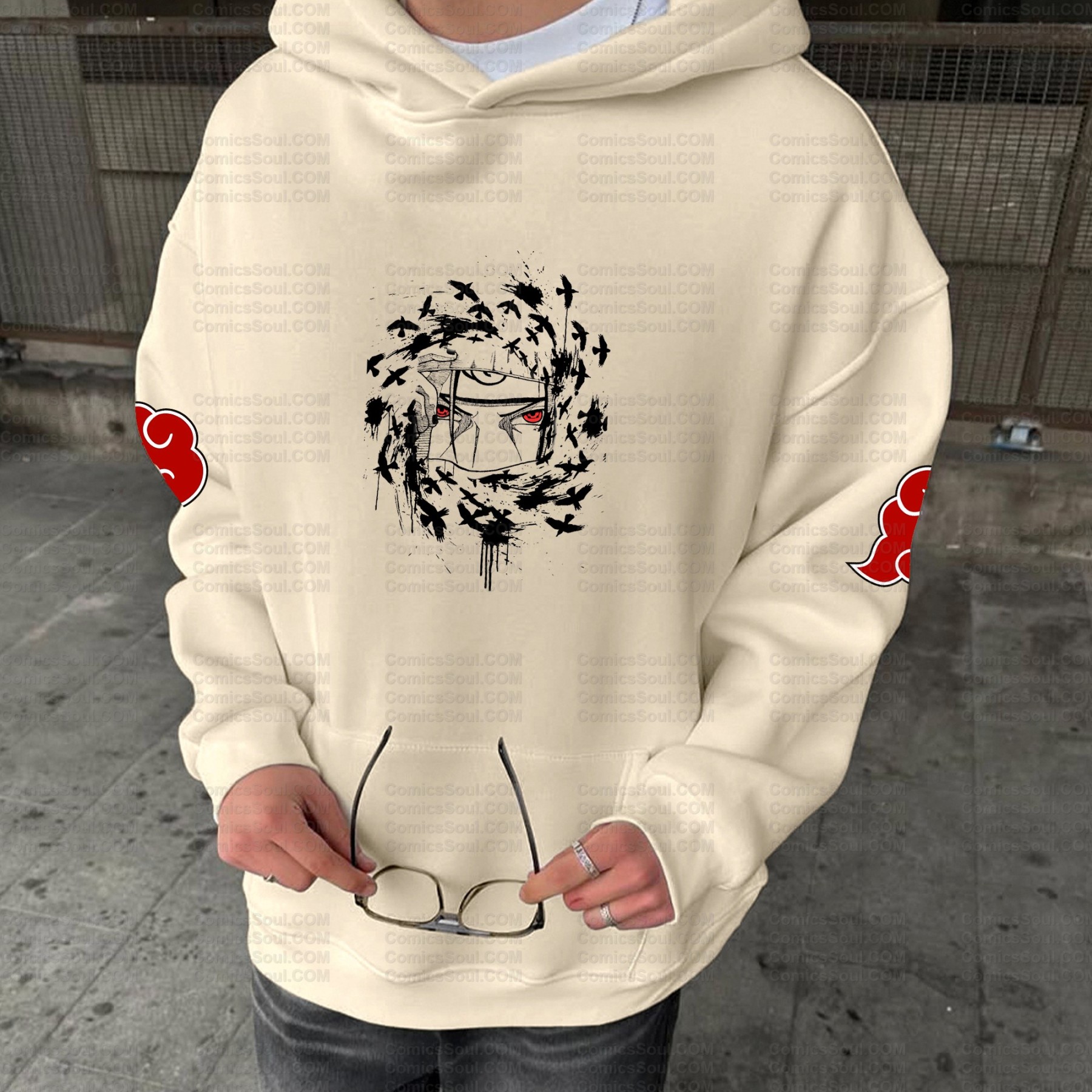 Unisex Graphic Streetwear Vintage Plush Hoodie