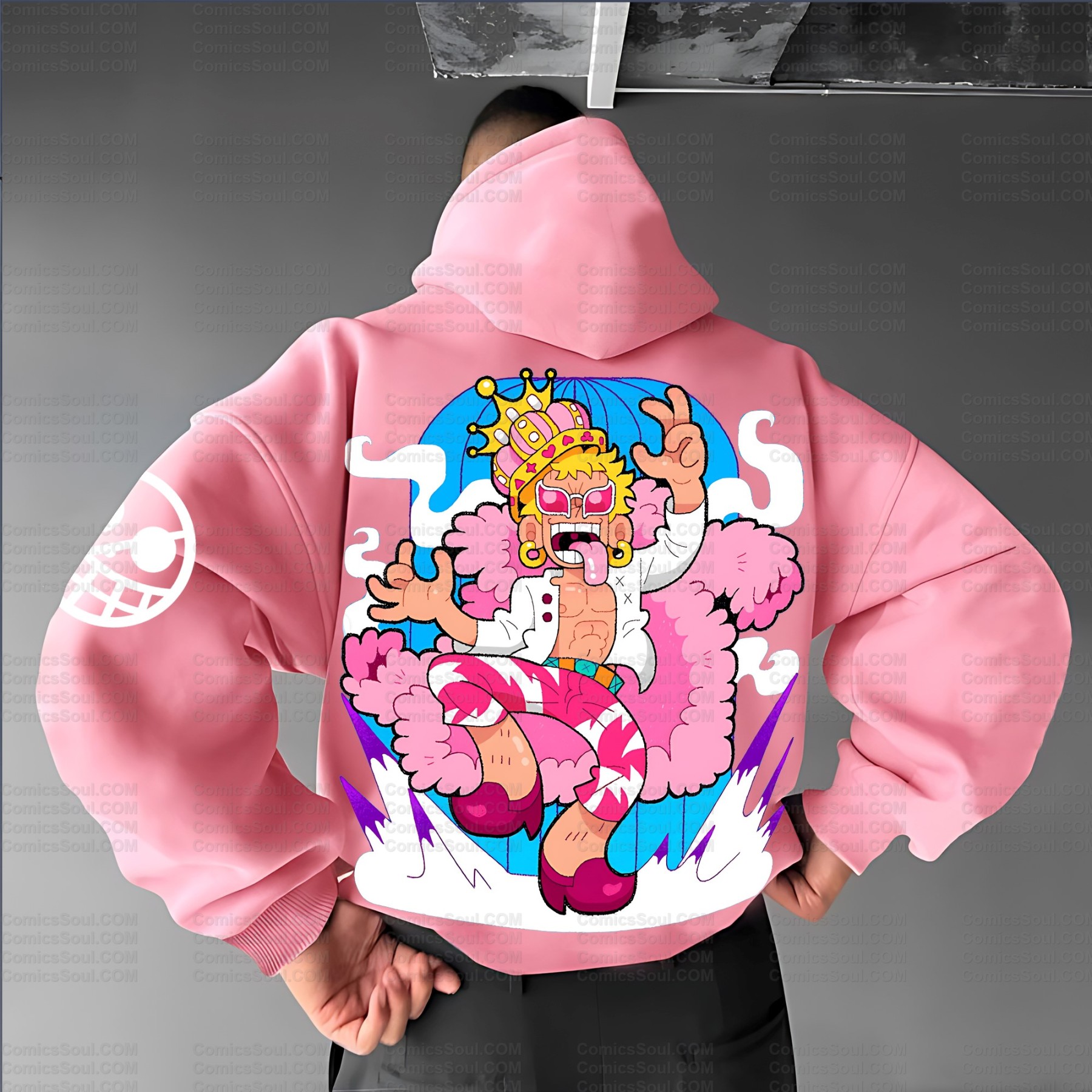 Unisex Anime Graphic Streetwear Vintage Hoodie