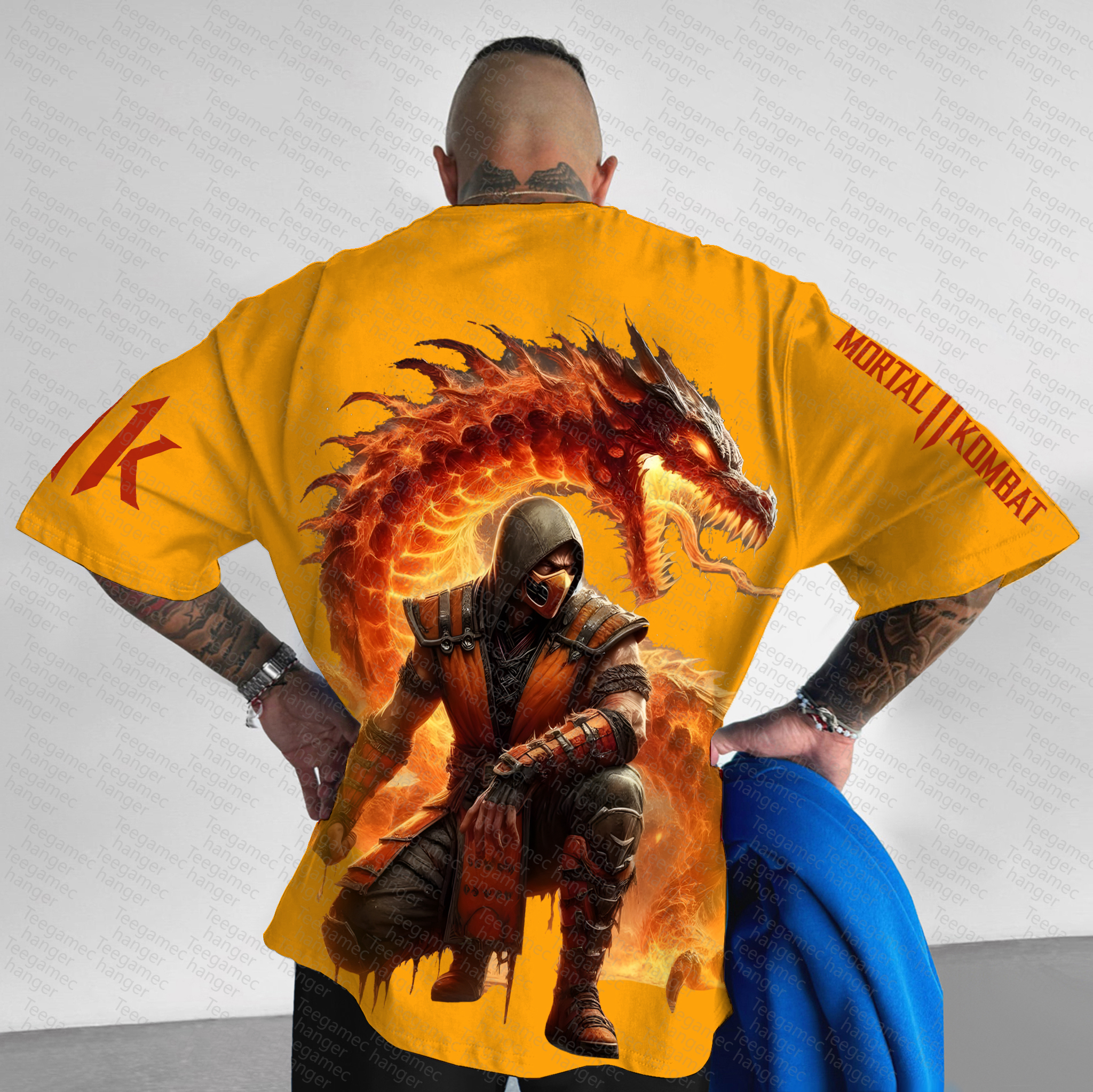 Unisex  "Mortal Kombat"  Inspired Vintage T-Shirt