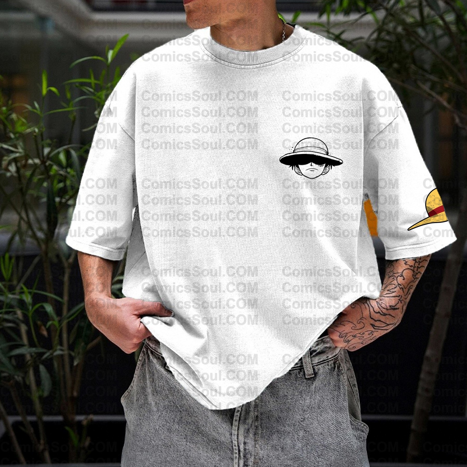 Unisex Anime Inspired Vintage T-Shirt