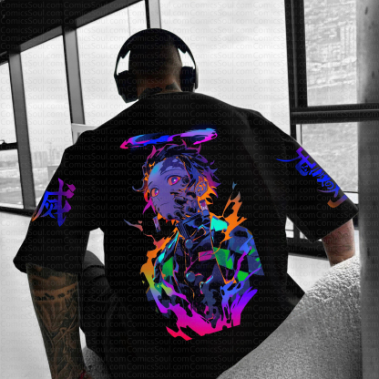 Unisex "Demon slayer" Anime Inspired Vintage T-Shirt