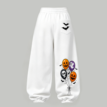 Pokémon Halloween Series Cropped Long Sleeve Hoodie & High Waist Jogger Pants Two Piece