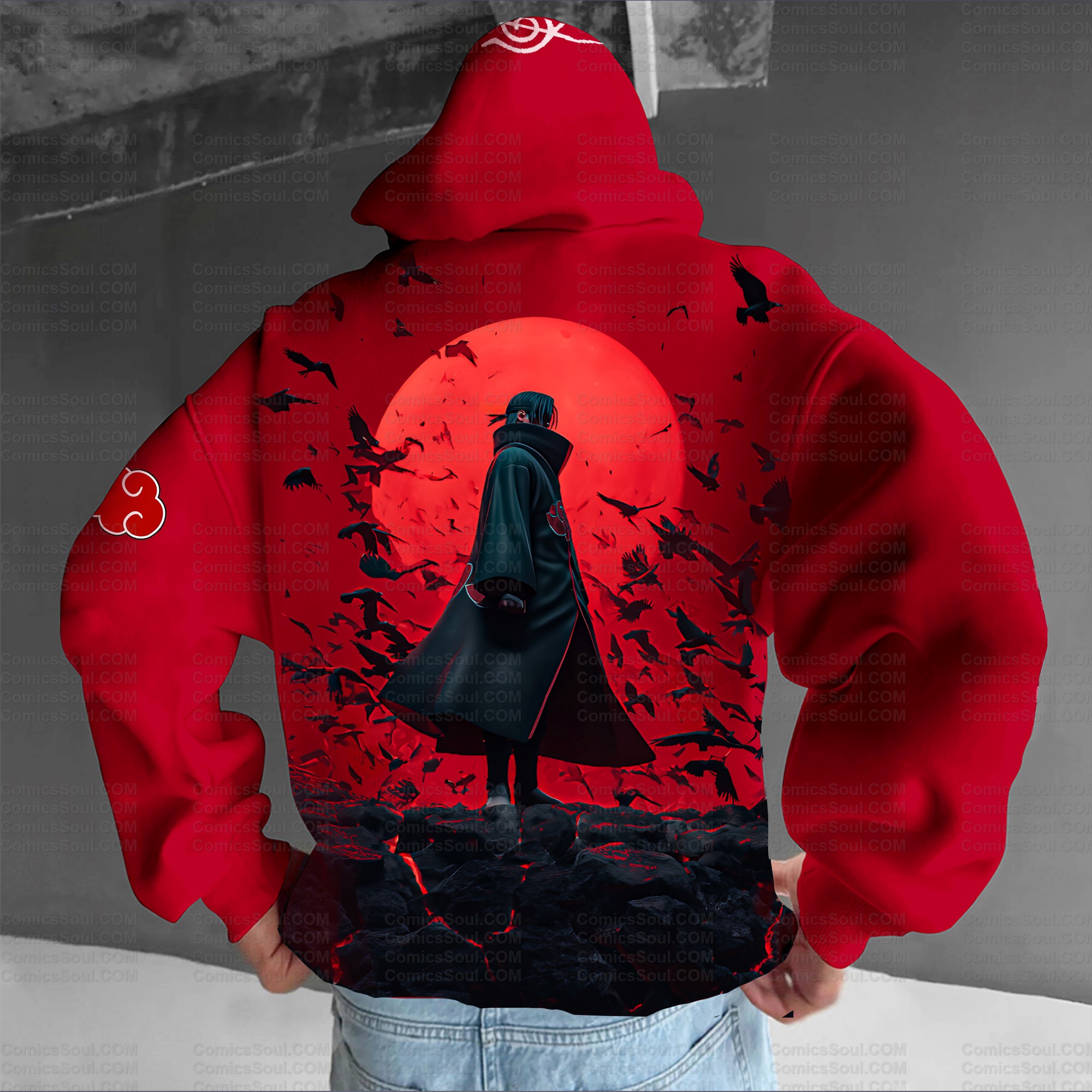 Unisex Graphic Streetwear Vintage Plush Hoodie