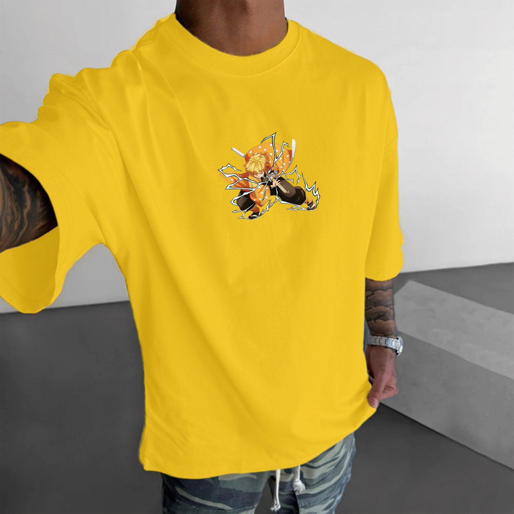 Unisex Anime Inspired Vintage T-Shirt