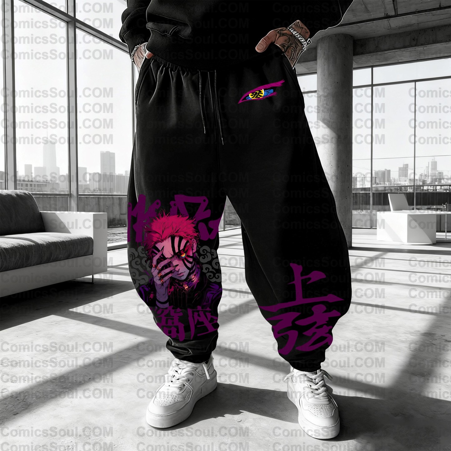 Unisex Casual Anime Streetwear Pants