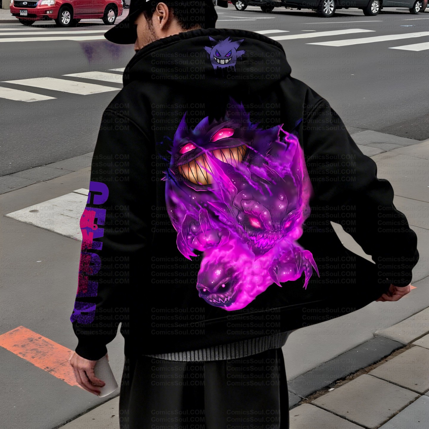 Unisex Graphic Streetwear Vintage Zipper Cardigan Plush Hoodie